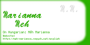 marianna meh business card