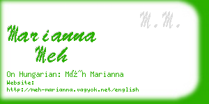 marianna meh business card